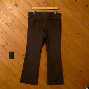 J Brand brown flare stretch Jean